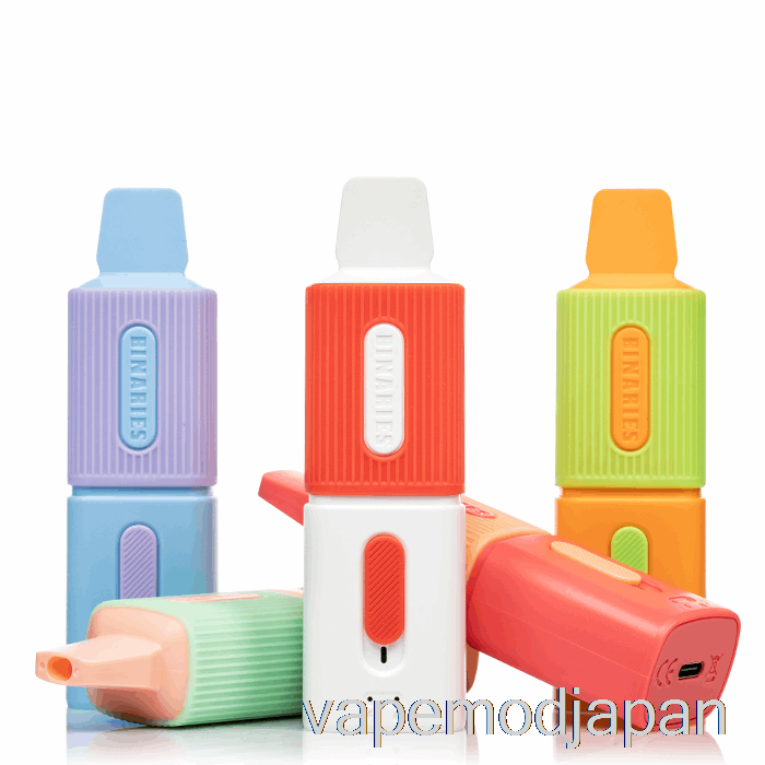 VAPE MOD ホライズン バイナリ TH6000 使い捨て スイカ ピーチ クリア